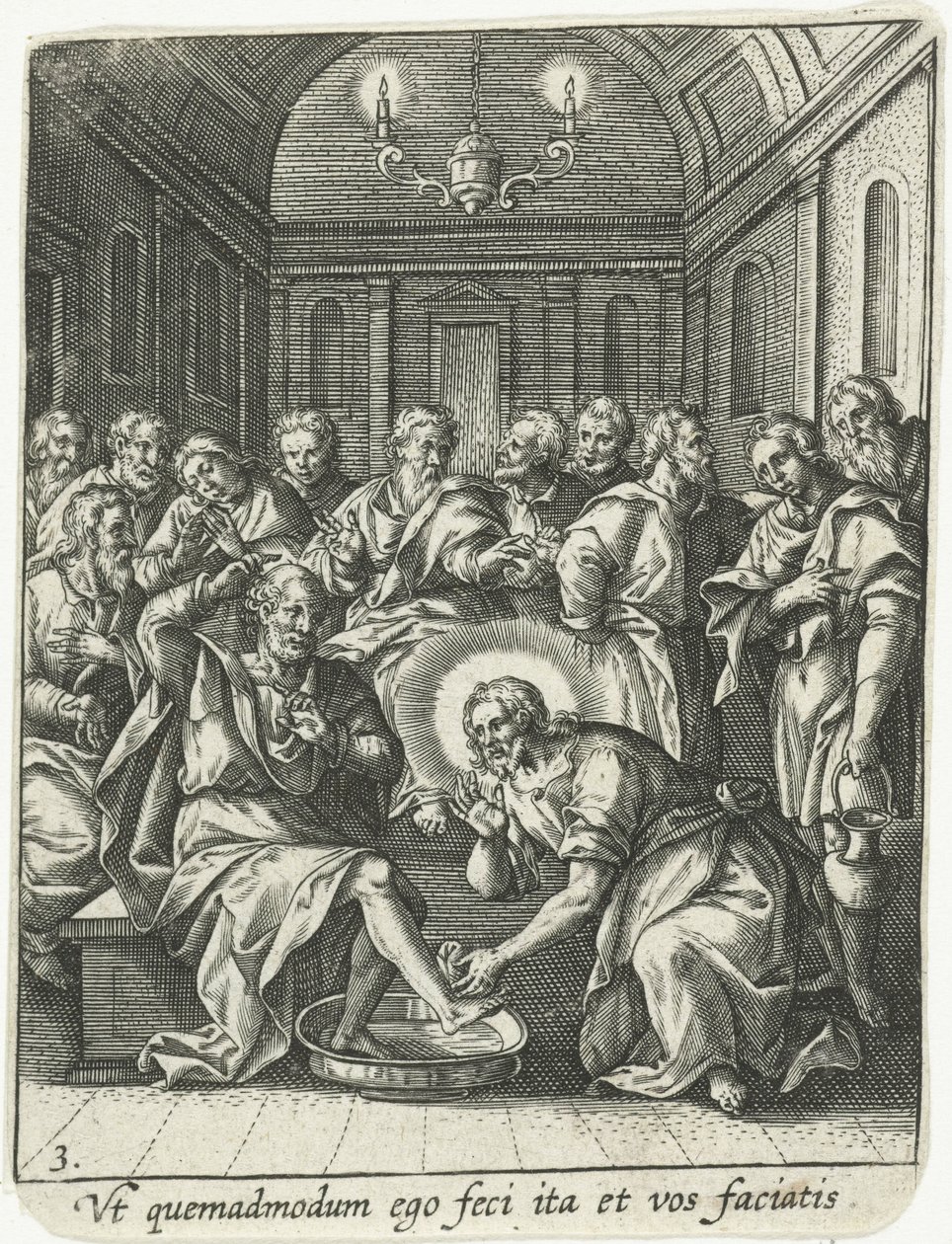 Fußwaschung von Adriaen Collaert