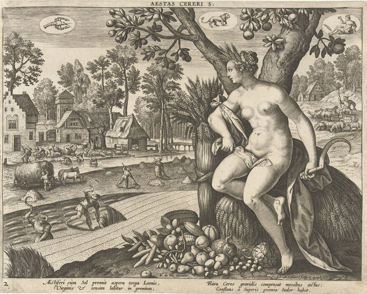 Sommer von Adriaen Collaert