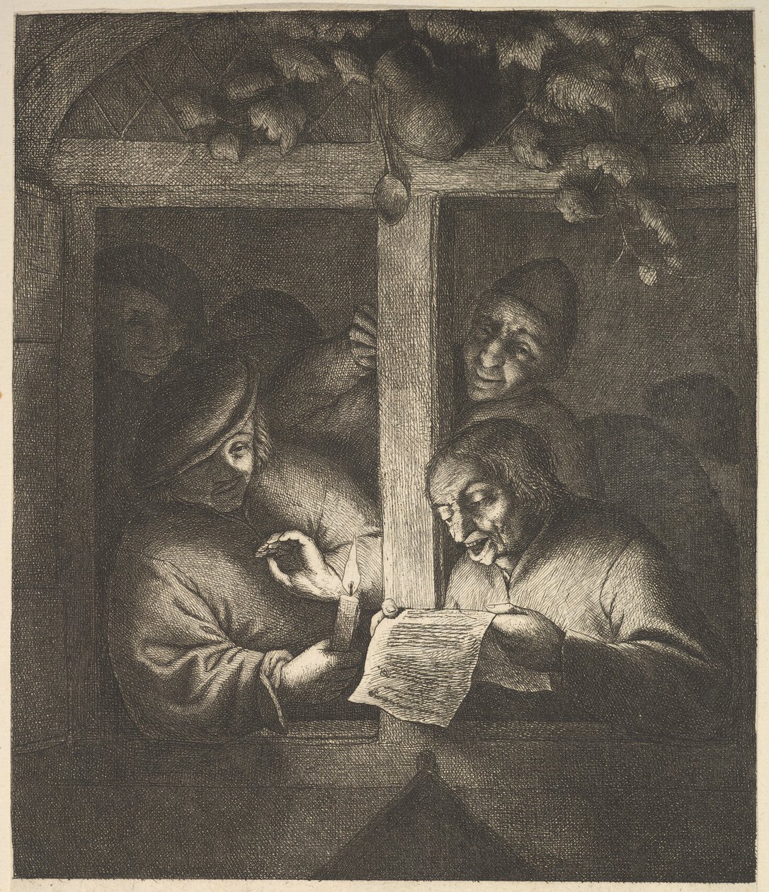 Sänger am Fenster, 1610-85 von Adriaen Jansz. van Ostade