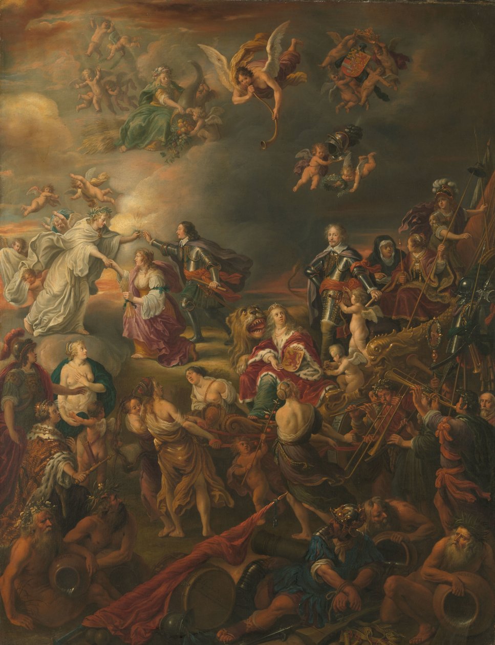 Allegorie des Friedens unter Statthalter Wilhelm II. von Adriaen van Nieulandt (I)