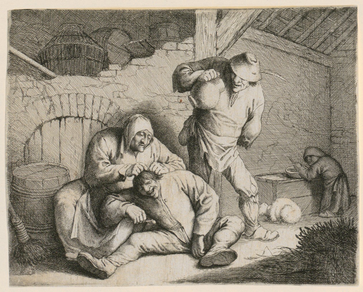 Entlausung von Adriaen van Ostade