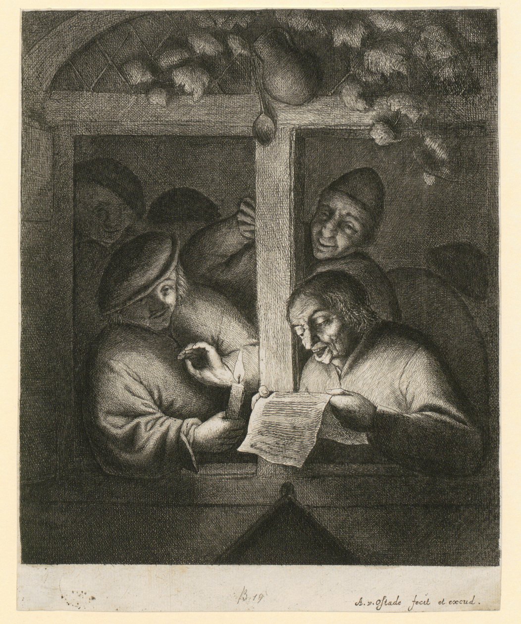 Sänger am Fenster von Adriaen van Ostade