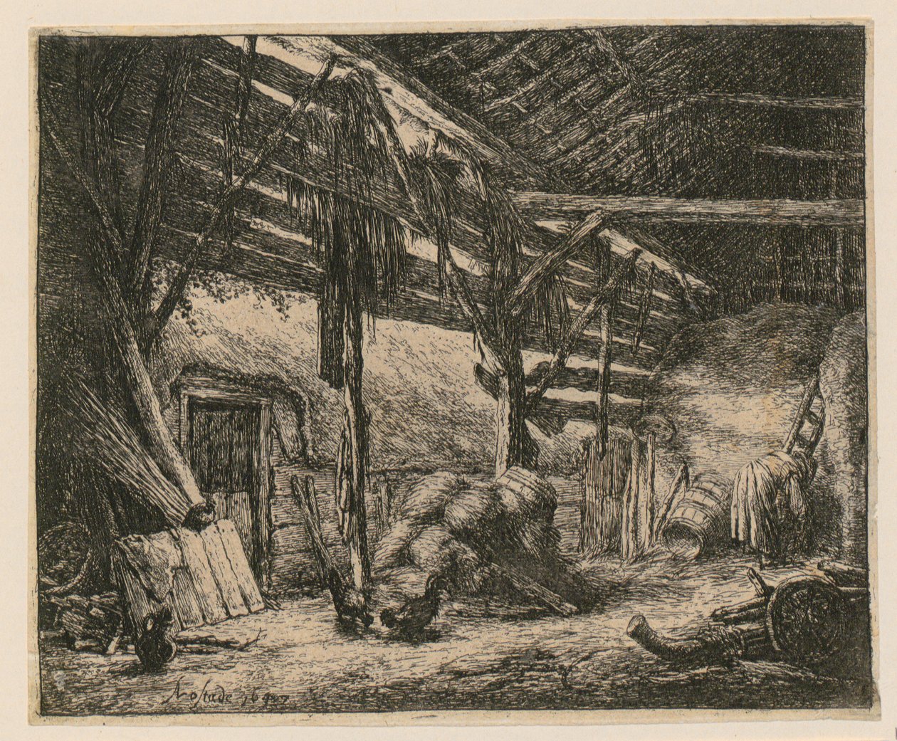 Scheune von Adriaen van Ostade