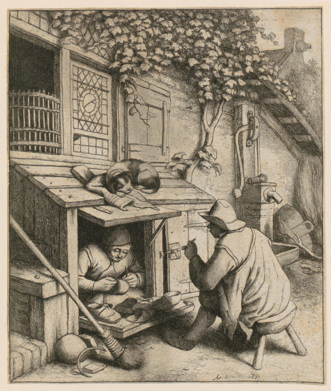 Schuhmacher von Adriaen van Ostade