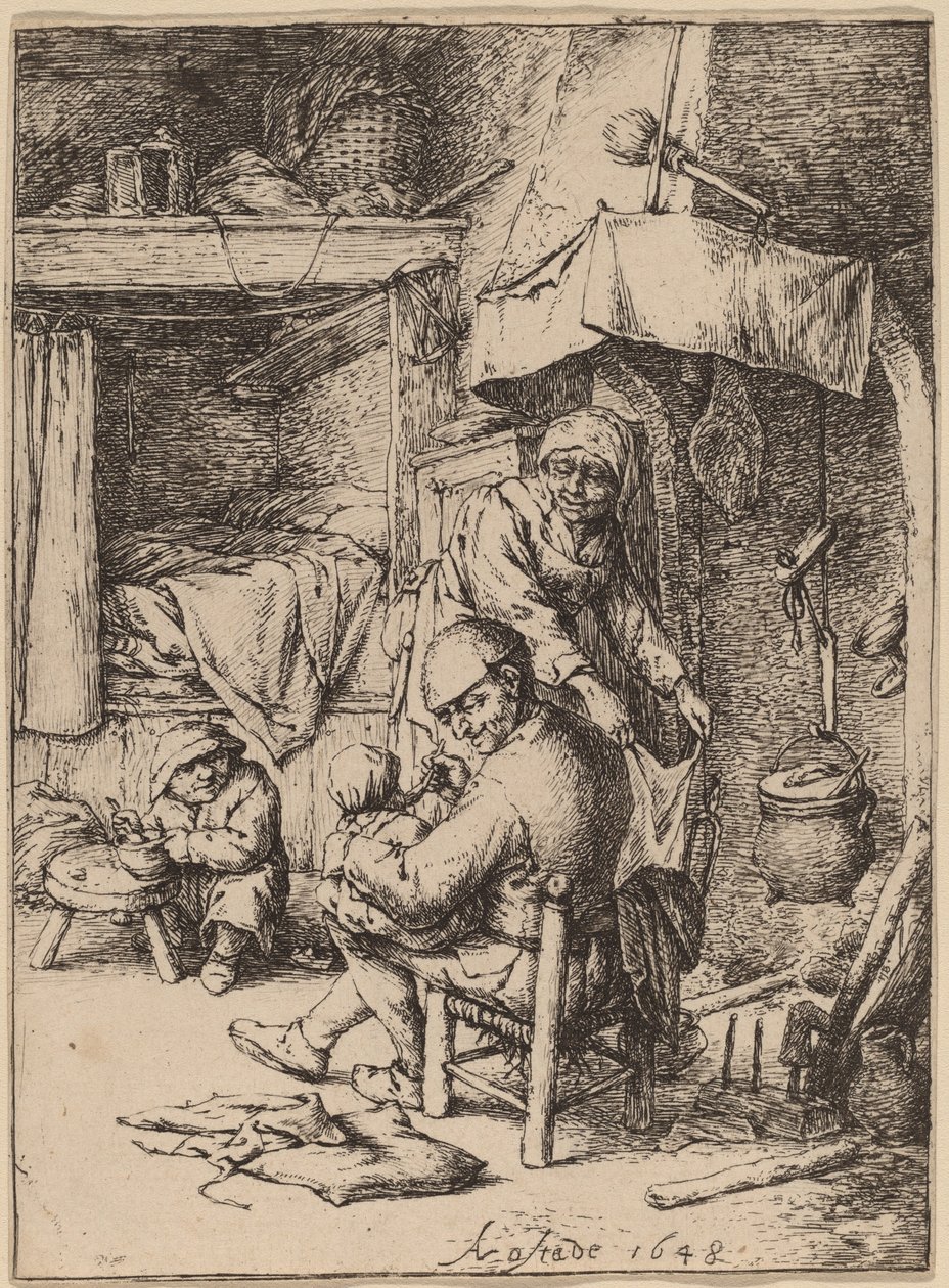 Der Familienvater von Adriaen van Ostade