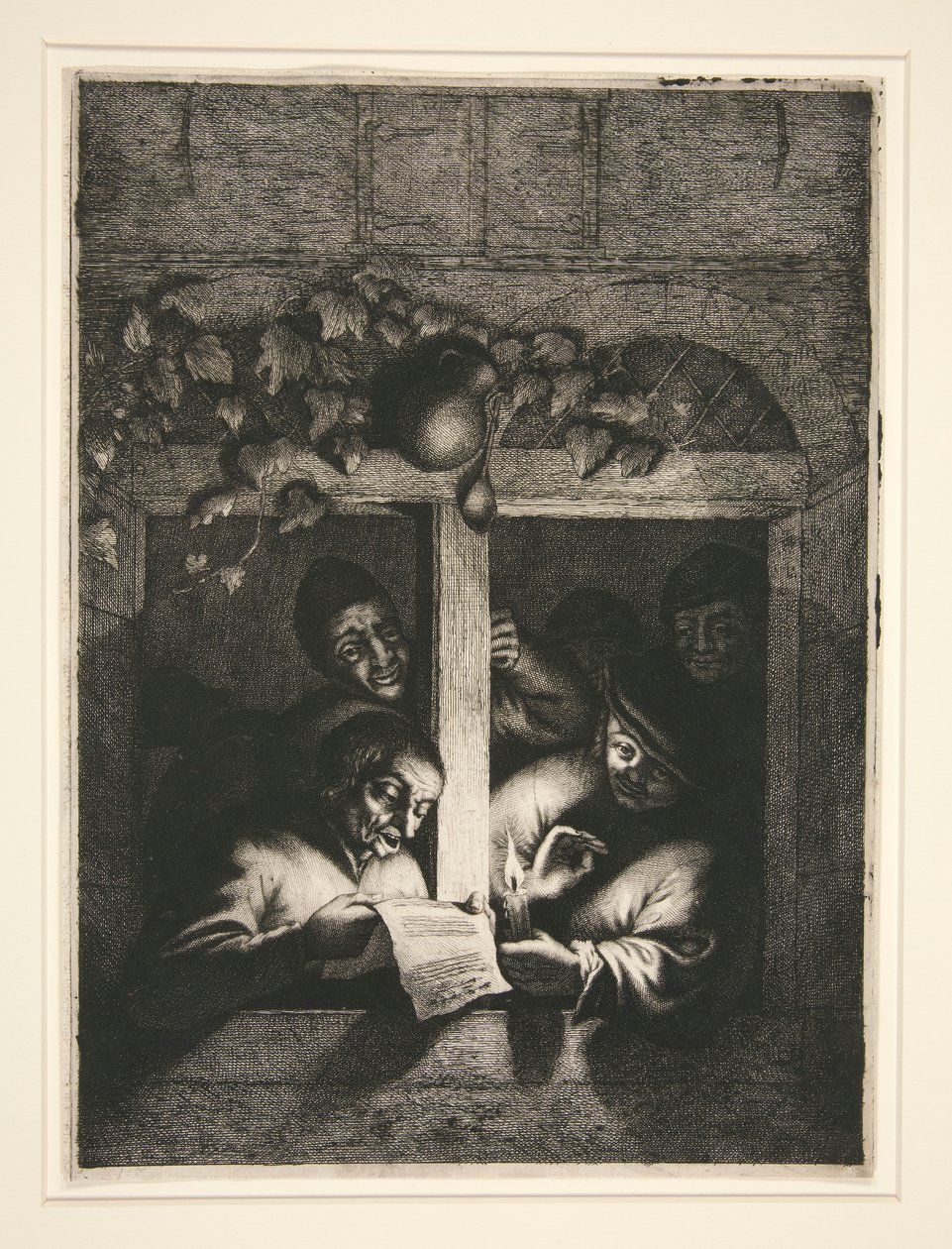 a. Der Schuster b. Die Sänger von Adriaen van Ostade