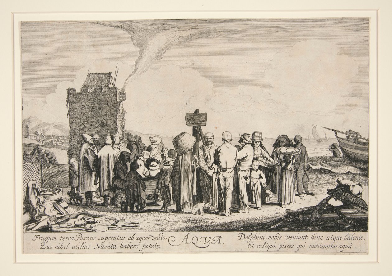 Aqua, aus dem Set Die vier Elemente von Adriaen van de Velde