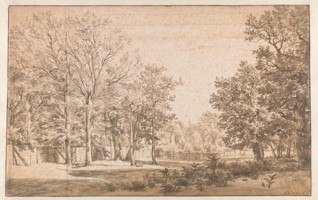 Baumreiche Landschaft von Adriaen van de Velde