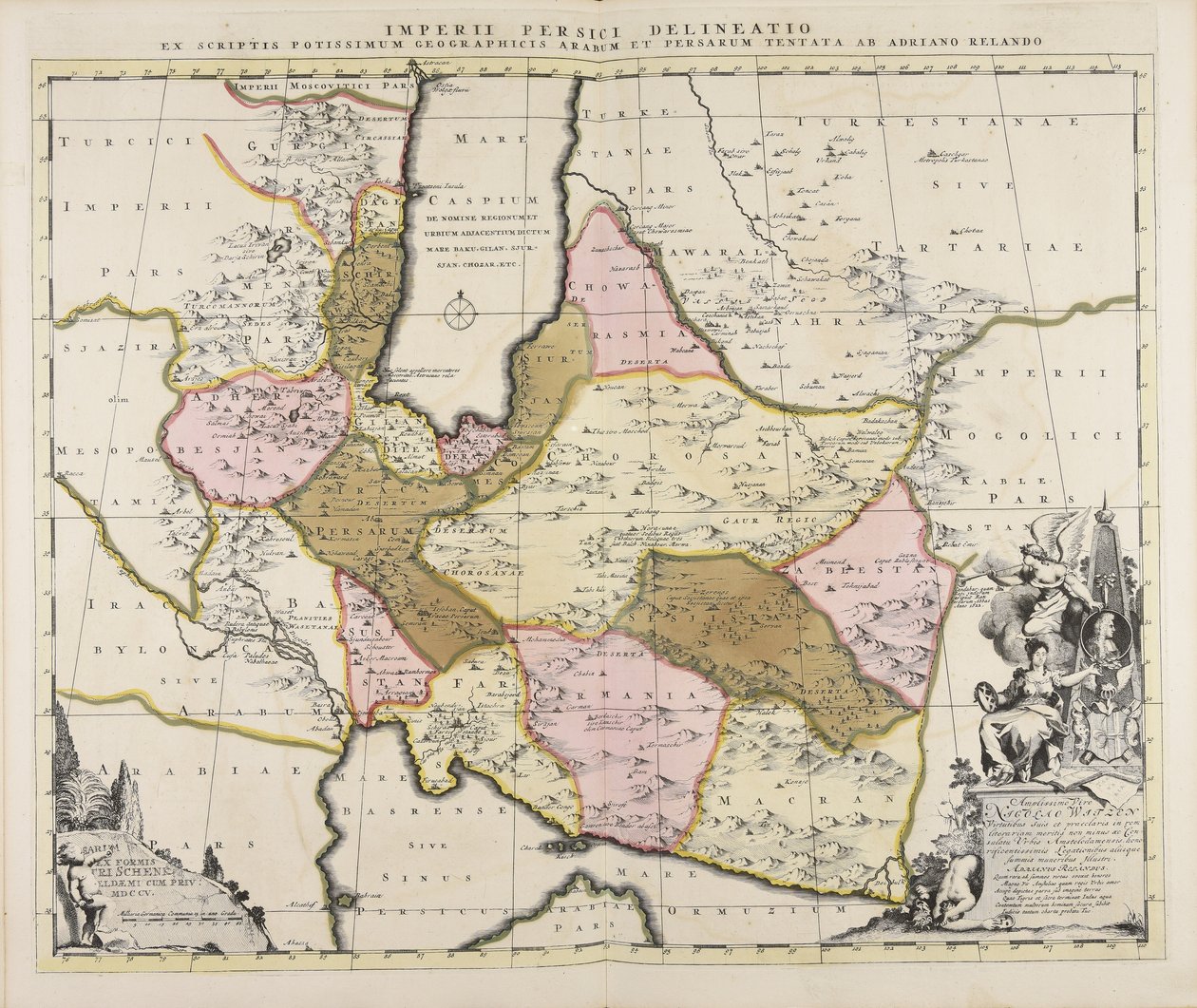 Imperii Persici delineatio ex scriptis potissimum geographicis Arabum et Persarum tentata ab Adriano Relando von Adrian Reeland