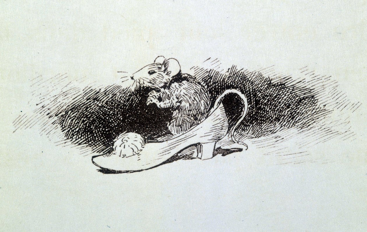 Aschenputtel - in „Die Märchen“ von Charles Perrault, Illustrationen von Adrien Marie von Adrien Emmanuel Marie