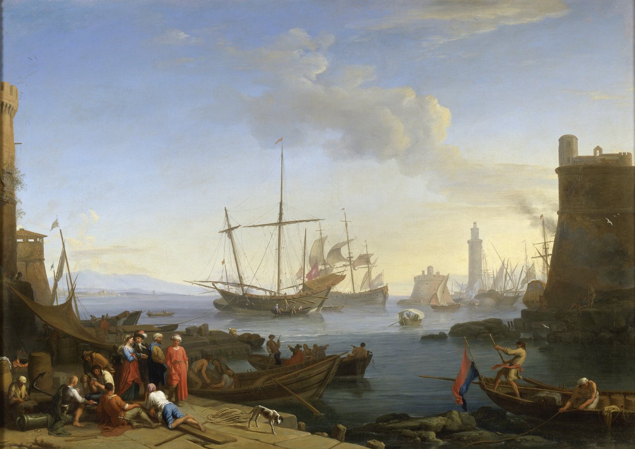 Hafenstadt von Adrien Manglard