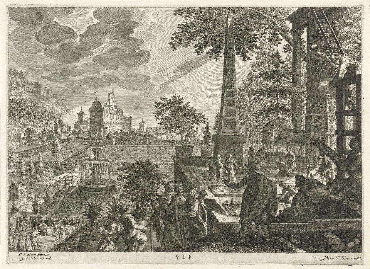 Frühling von Egidius  Sadeler (II)