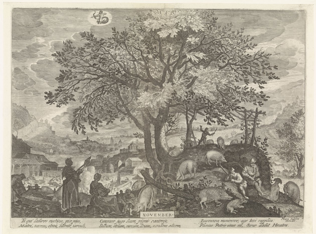 November von Egidius  Sadeler (II)