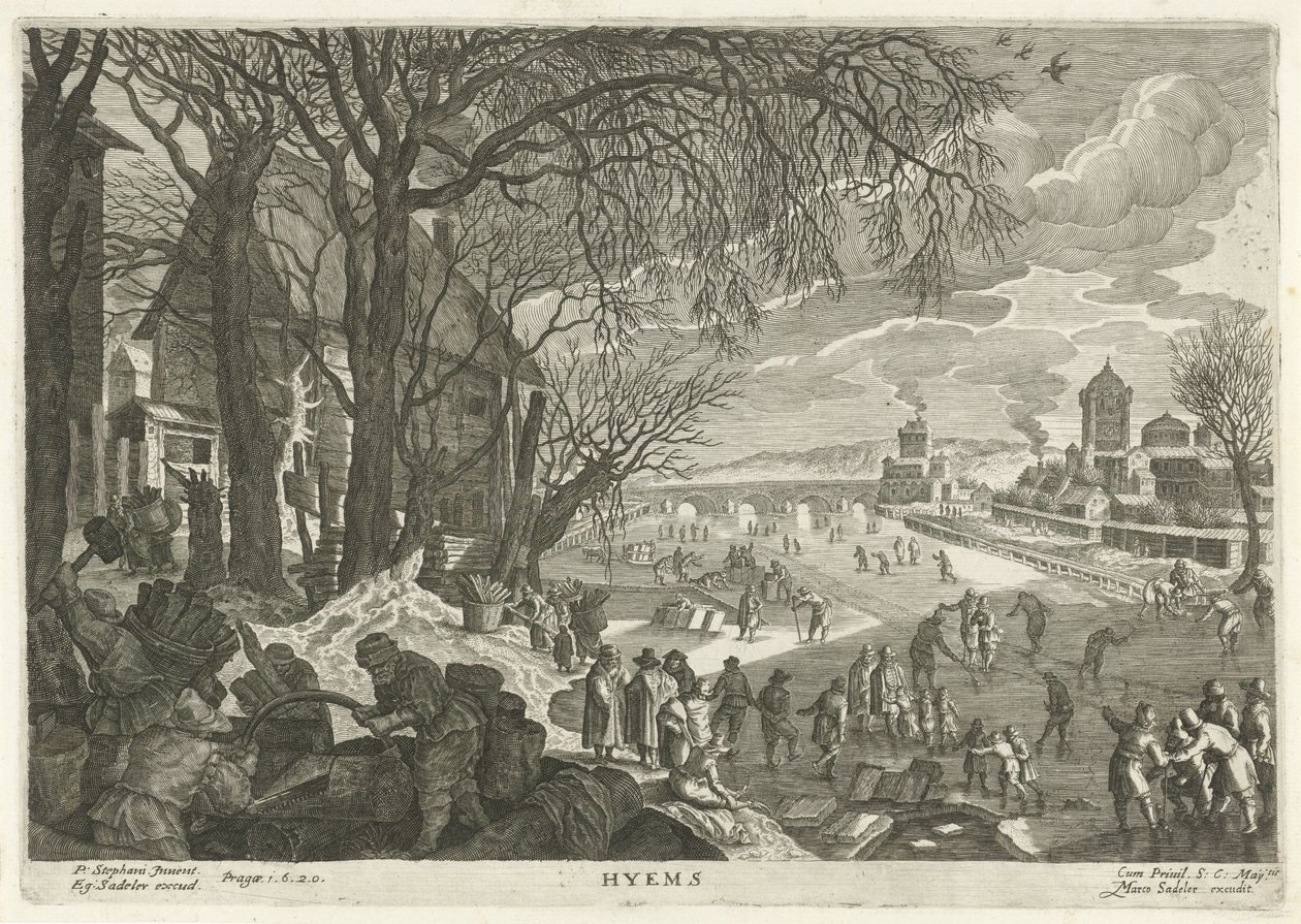Winter von Egidius  Sadeler (II)