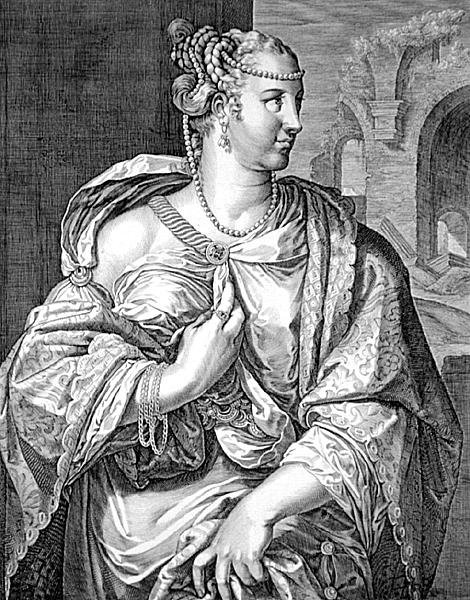 Lepida, Frau von Sergius Galba von Aegidius Sadeler or Saedeler