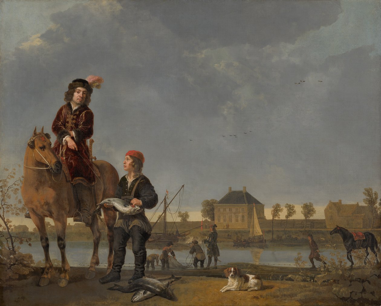 Reiterporträt von Pieter de Roovere von Aelbert Cuyp