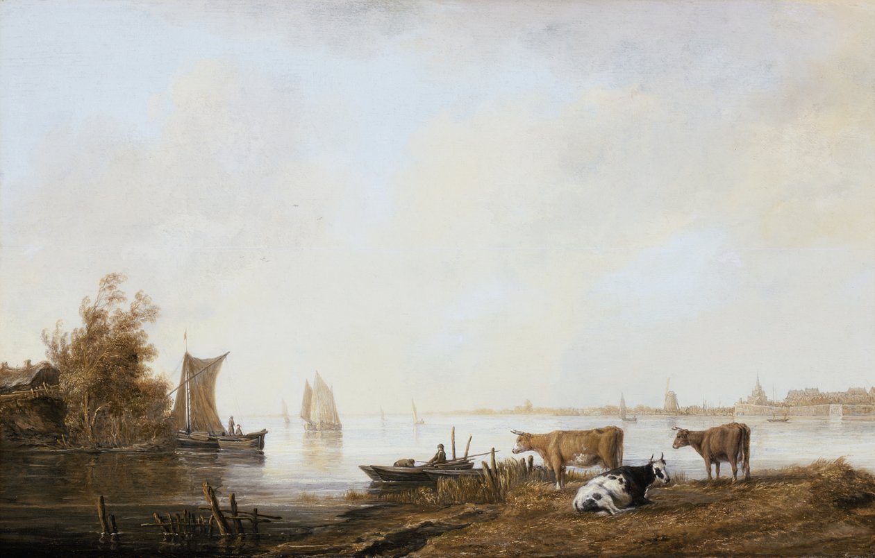 Blick auf die Maas bei Dordrecht von Aelbert Cuyp