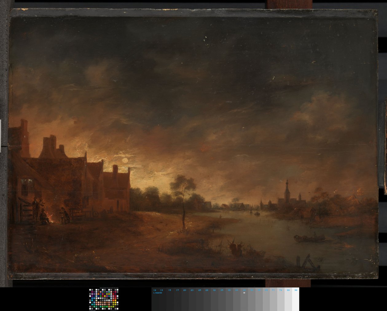 Flussansicht bei Mondschein von Aert van der Neer