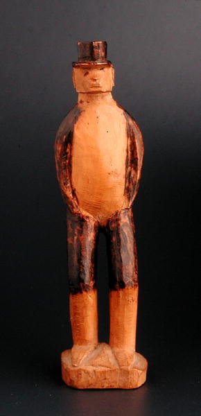 Stehende Figur eines europäischen Mannes, Südostafrika, spätes 19. Jahrhundert von African