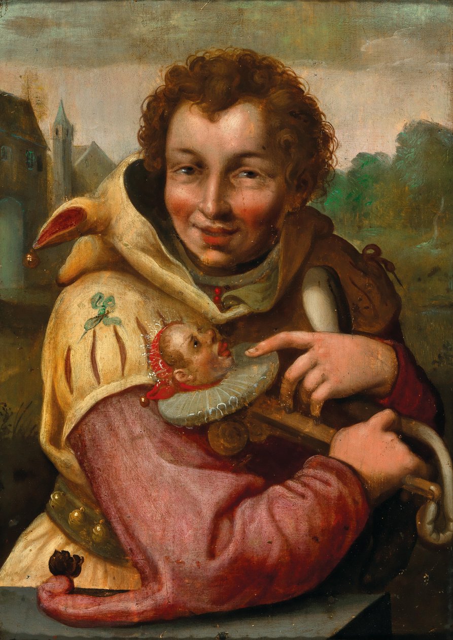 Narr mit Marotte nach Goltzius von after Hendrik Goltzius