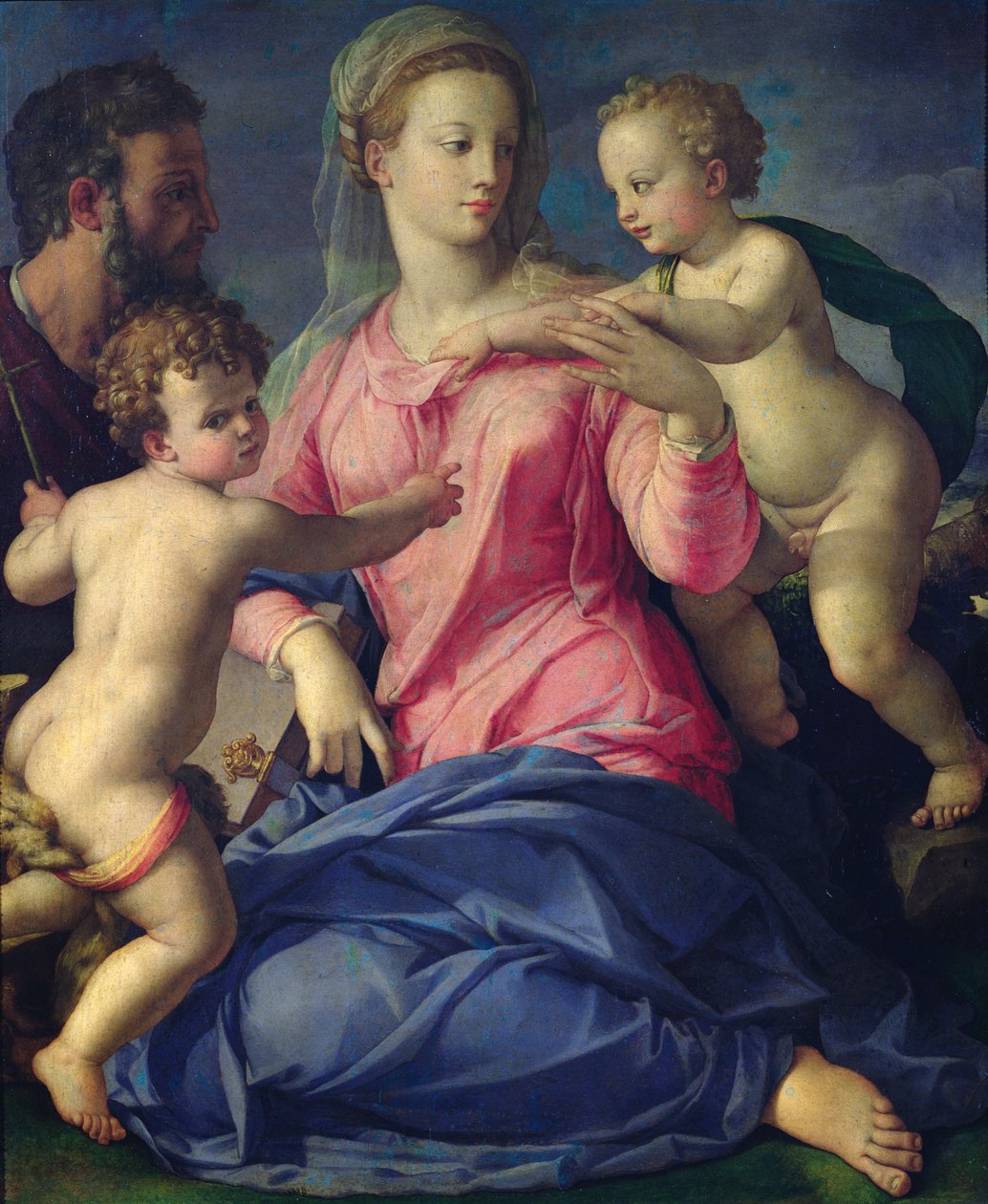 Die Heilige Familie von Agnolo Bronzino