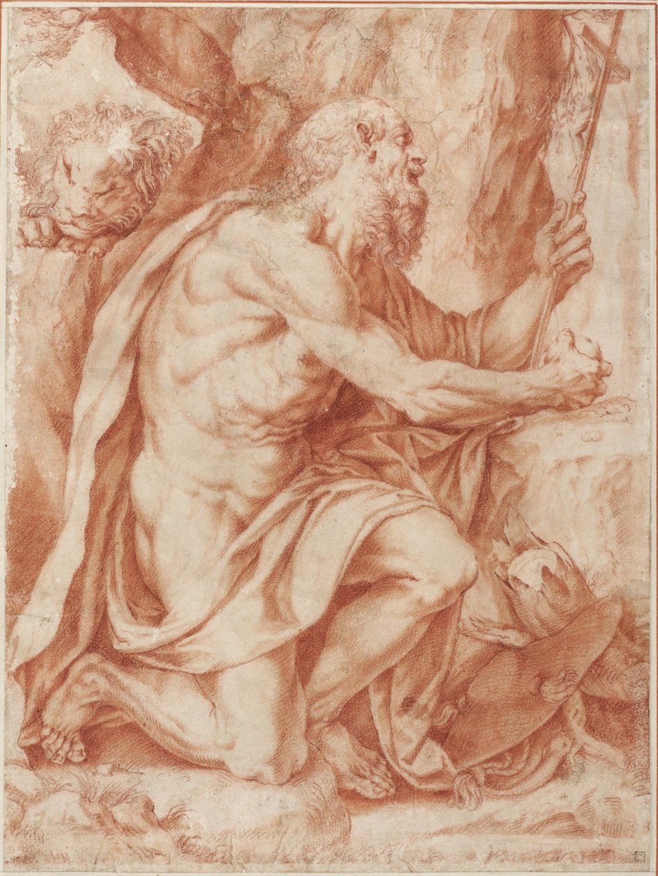 Heiliger Hieronymus von Agostino Carracci