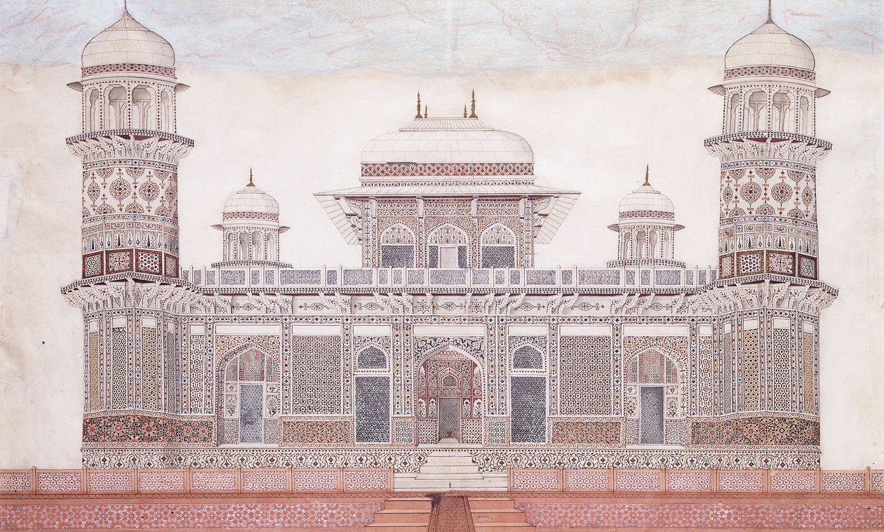 Das Grab des Itmad-ud-daula, ca. 1815 von Agra School