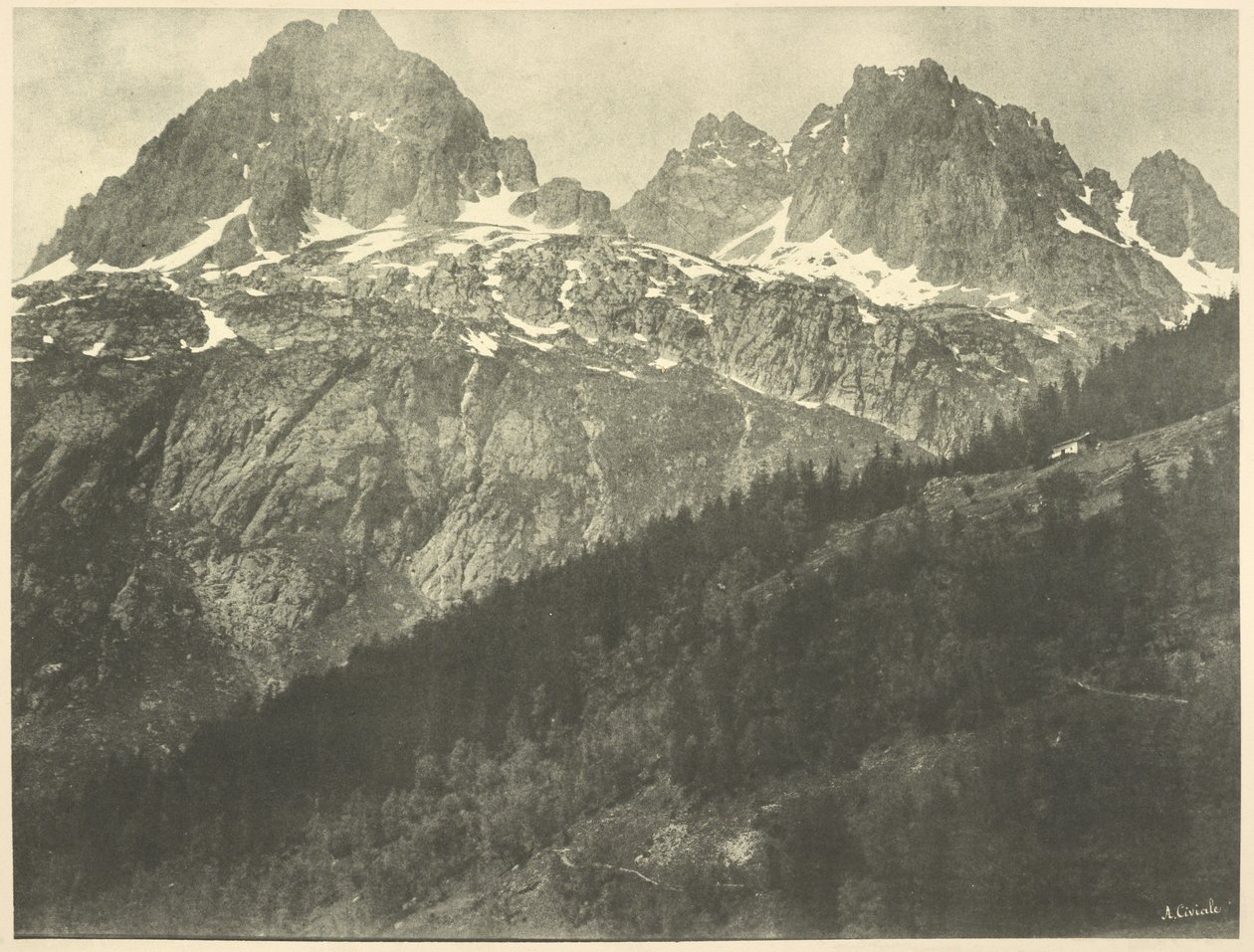 Les Aiguilles Rouges von Aimé Civiale