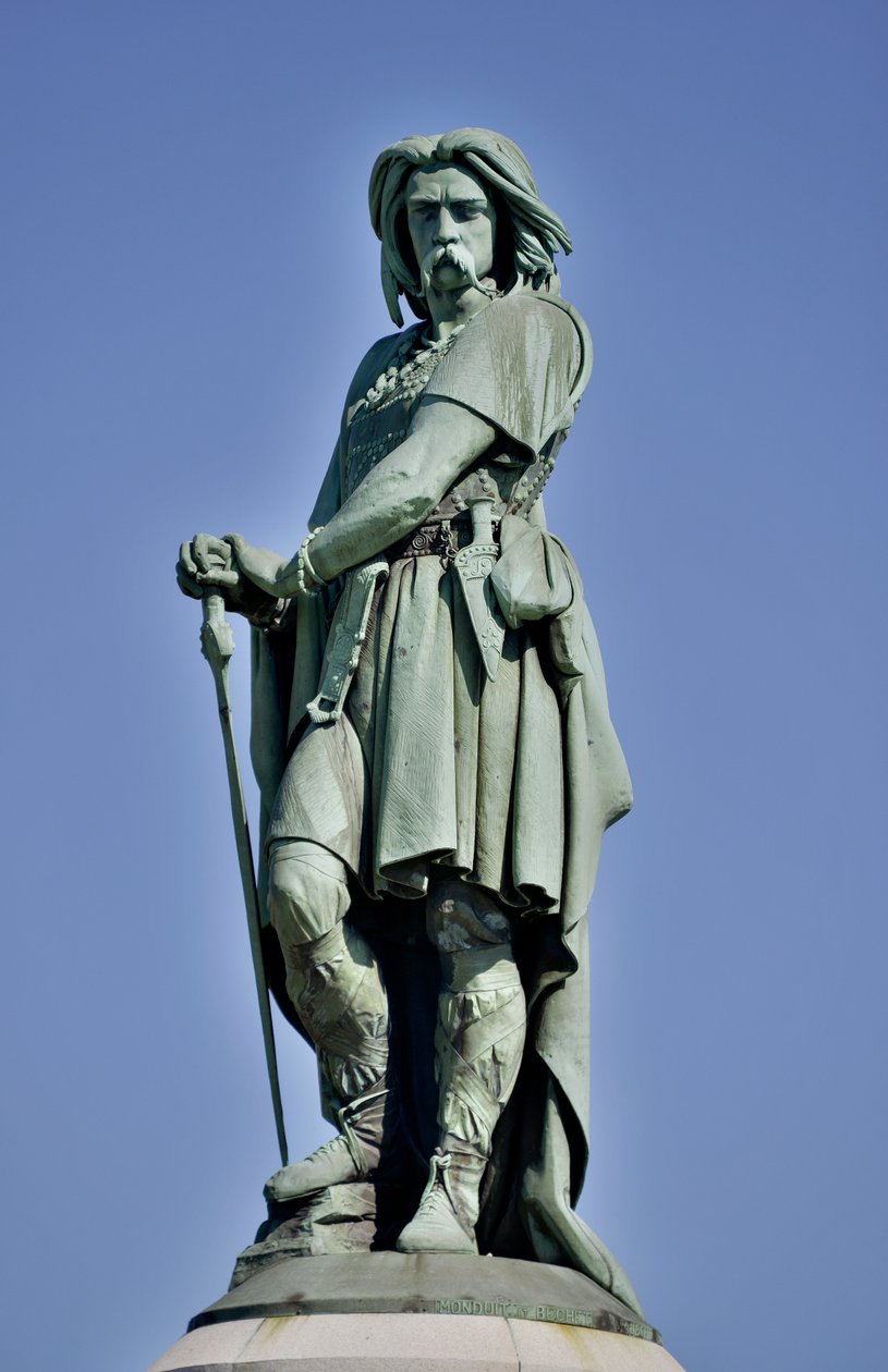 Kolossale Statue von Vercingetorix, gallischer Anführer von Aime Millet