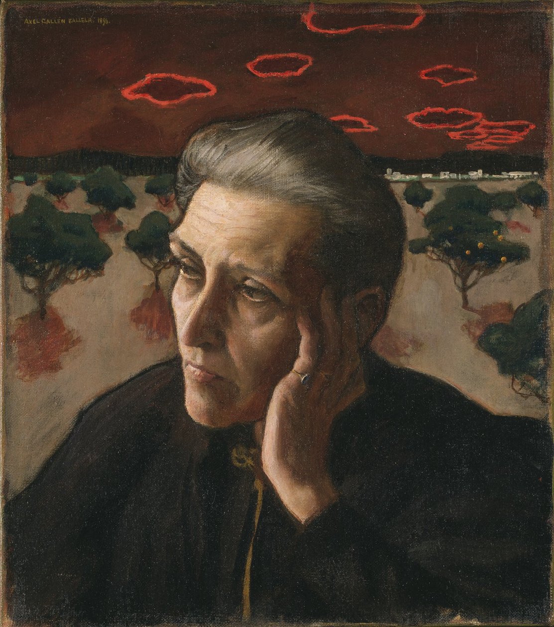 Die Mutter des Künstlers von Akseli Gallen-Kallela