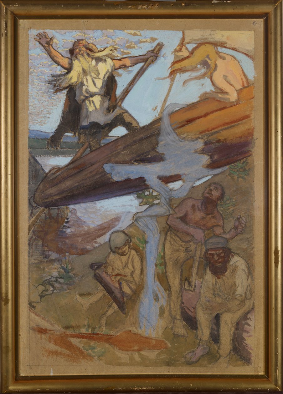 Väinämöinens Abschied von Akseli Gallen-Kallela