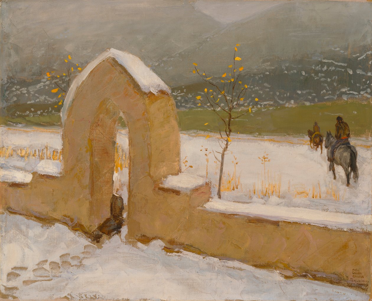Das Tor in Taos von Akseli Gallen-Kallela