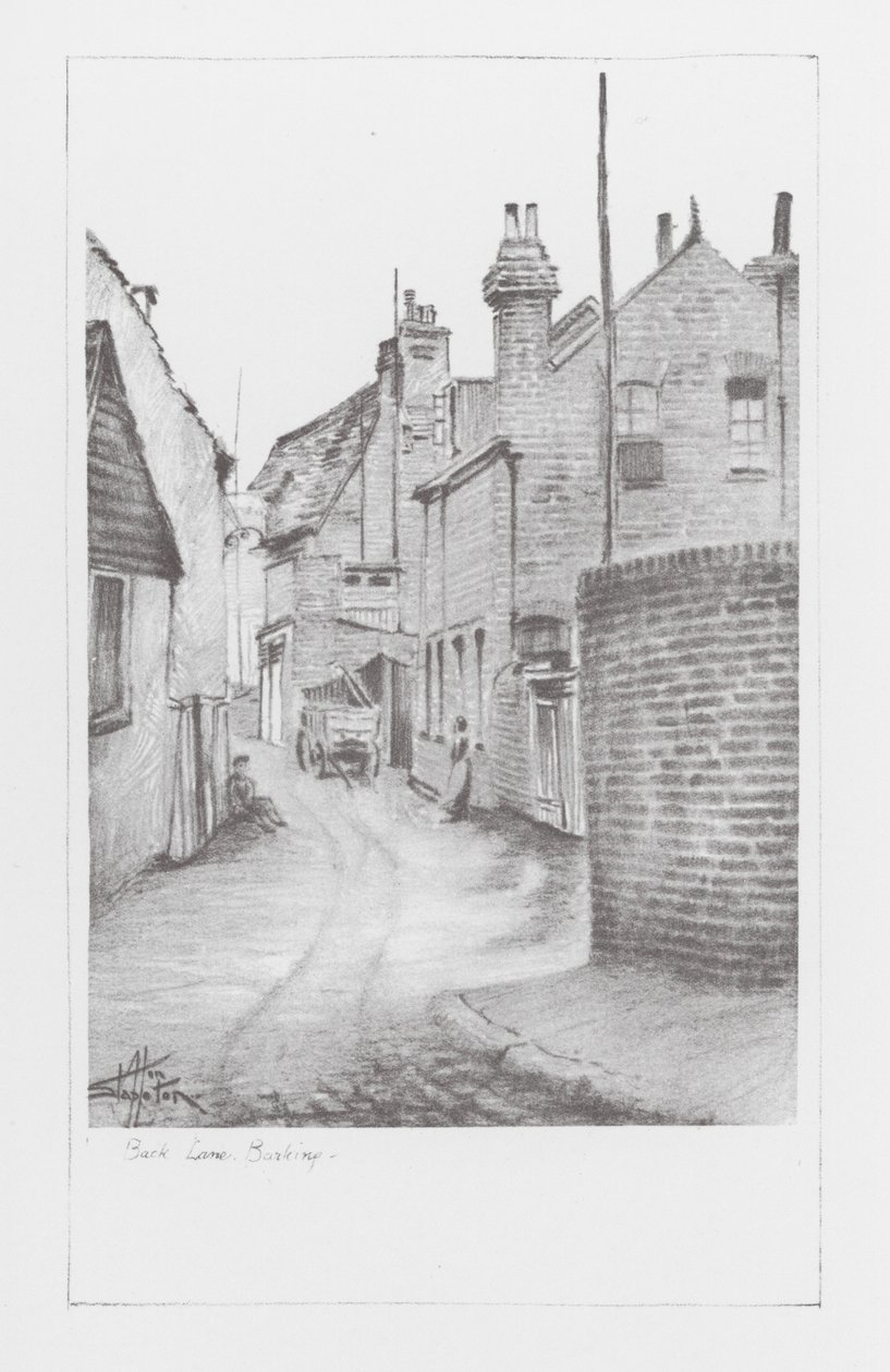 Londoner Gassen: Back Lane von Alan Stapleton