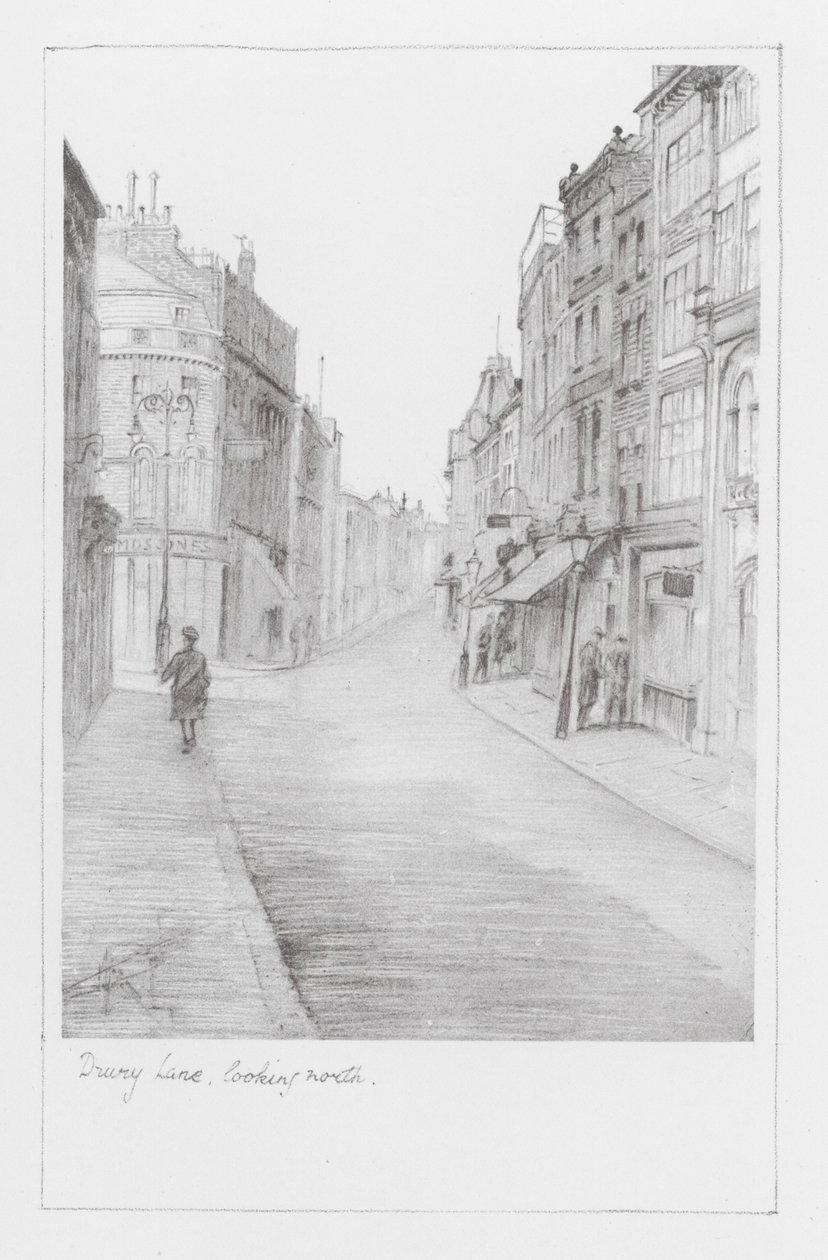 Londoner Gassen: Drury Lane, Blick nach Norden von Alan Stapleton