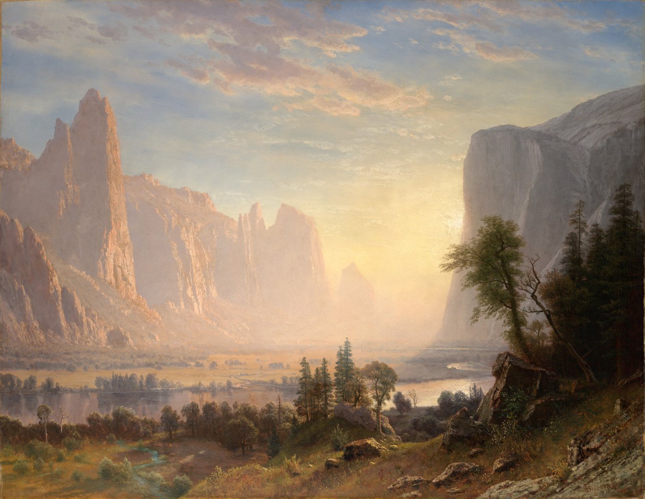 Tal des Yosemite von Albert Bierstadt