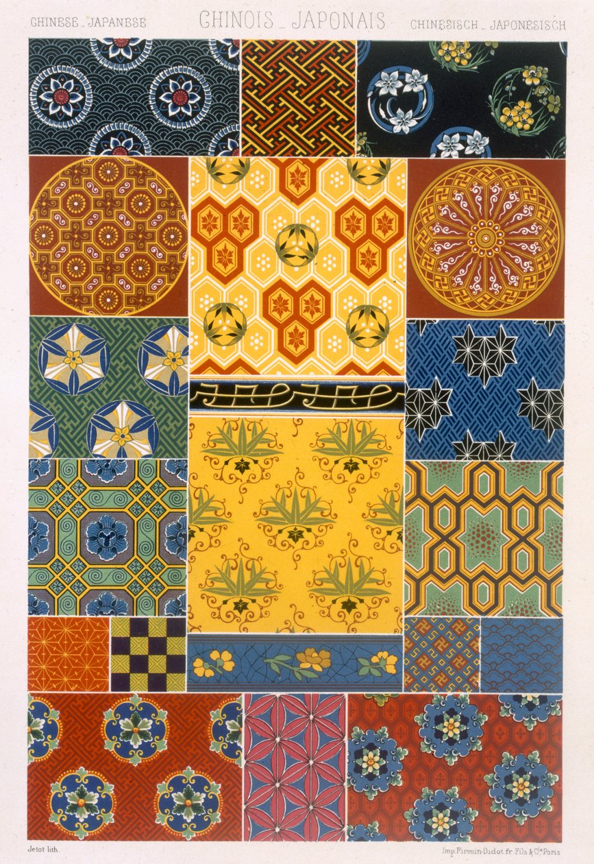 Chinois Japonais Stil, Tafel XV aus 