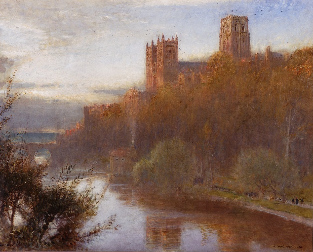 Durham Cathedral, 1910 von Albert Goodwin: Kunstdruck