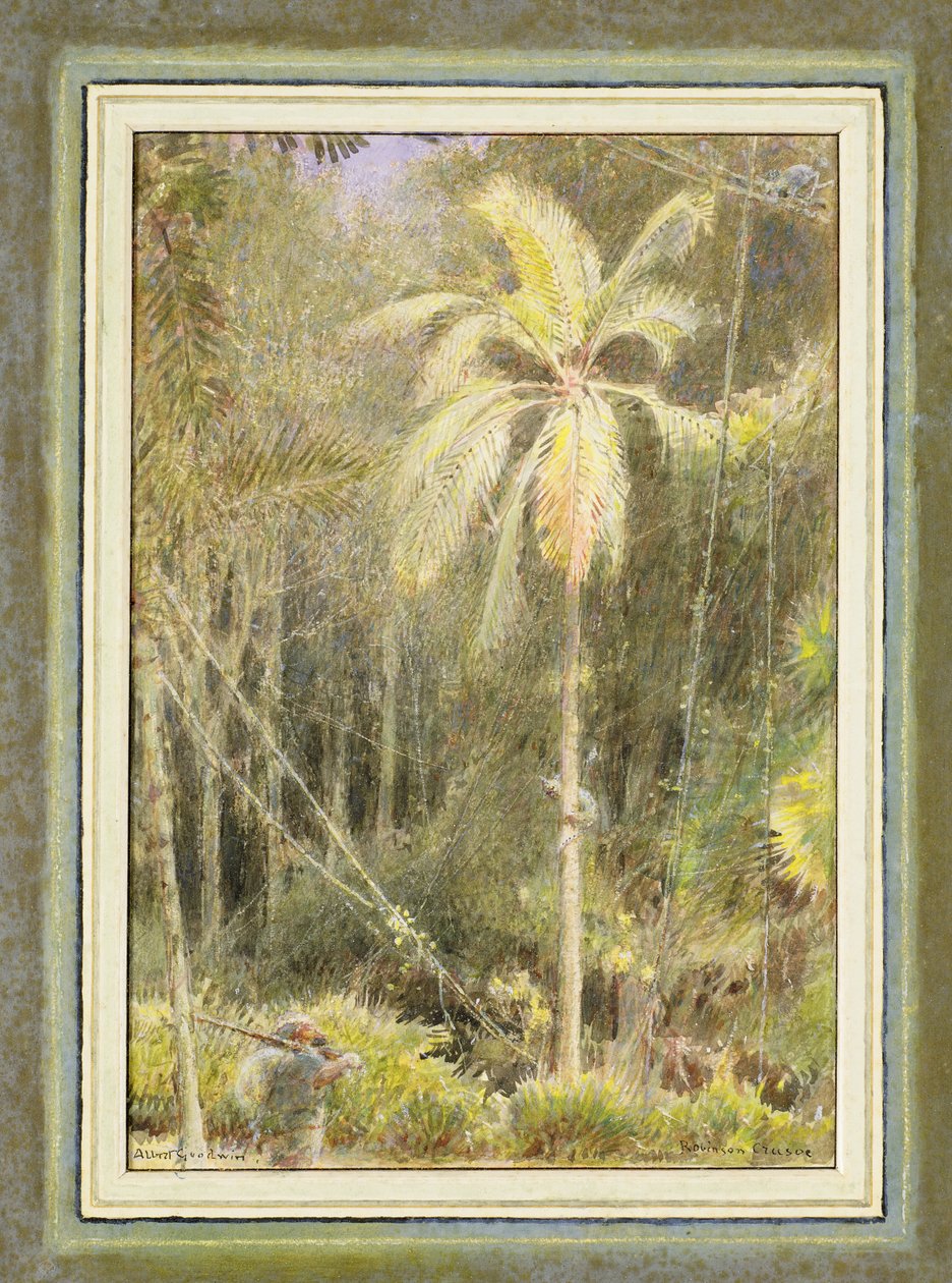 Robinson Crusoe von Albert Goodwin