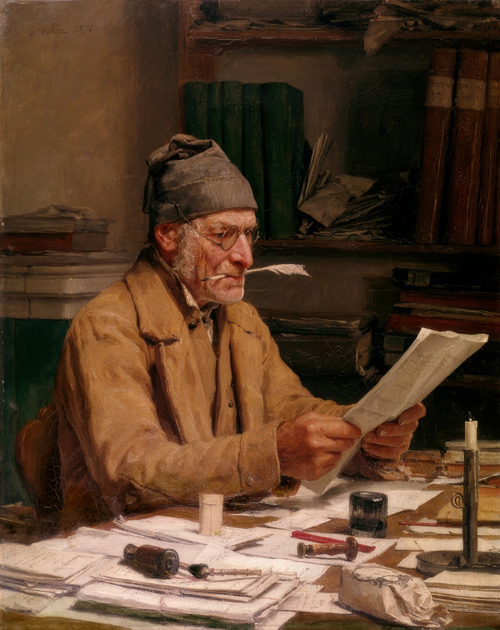 Der Gemeindeschreiber von Albert Anker