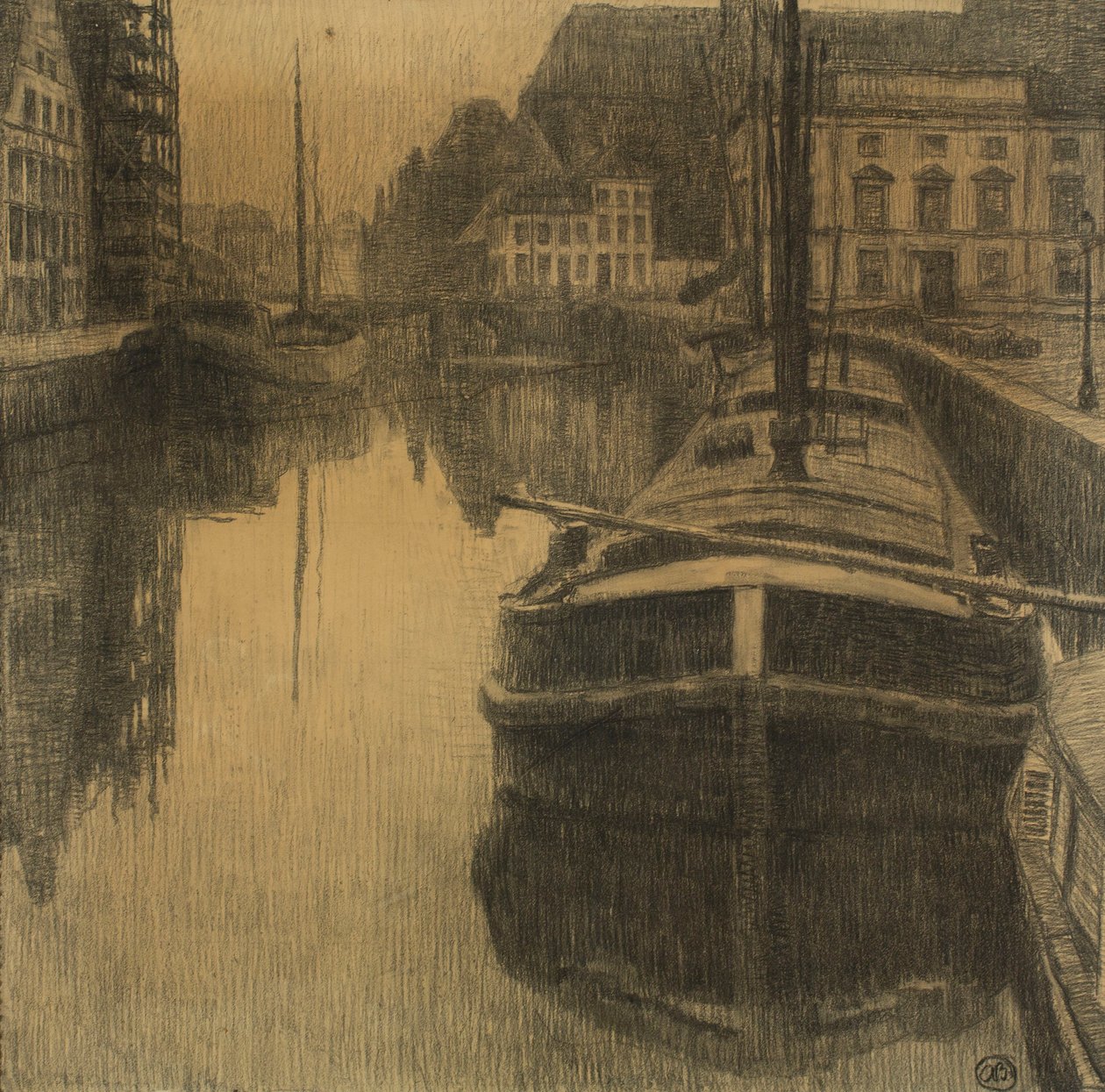 Gent bei Abend von Albert Baertsoen