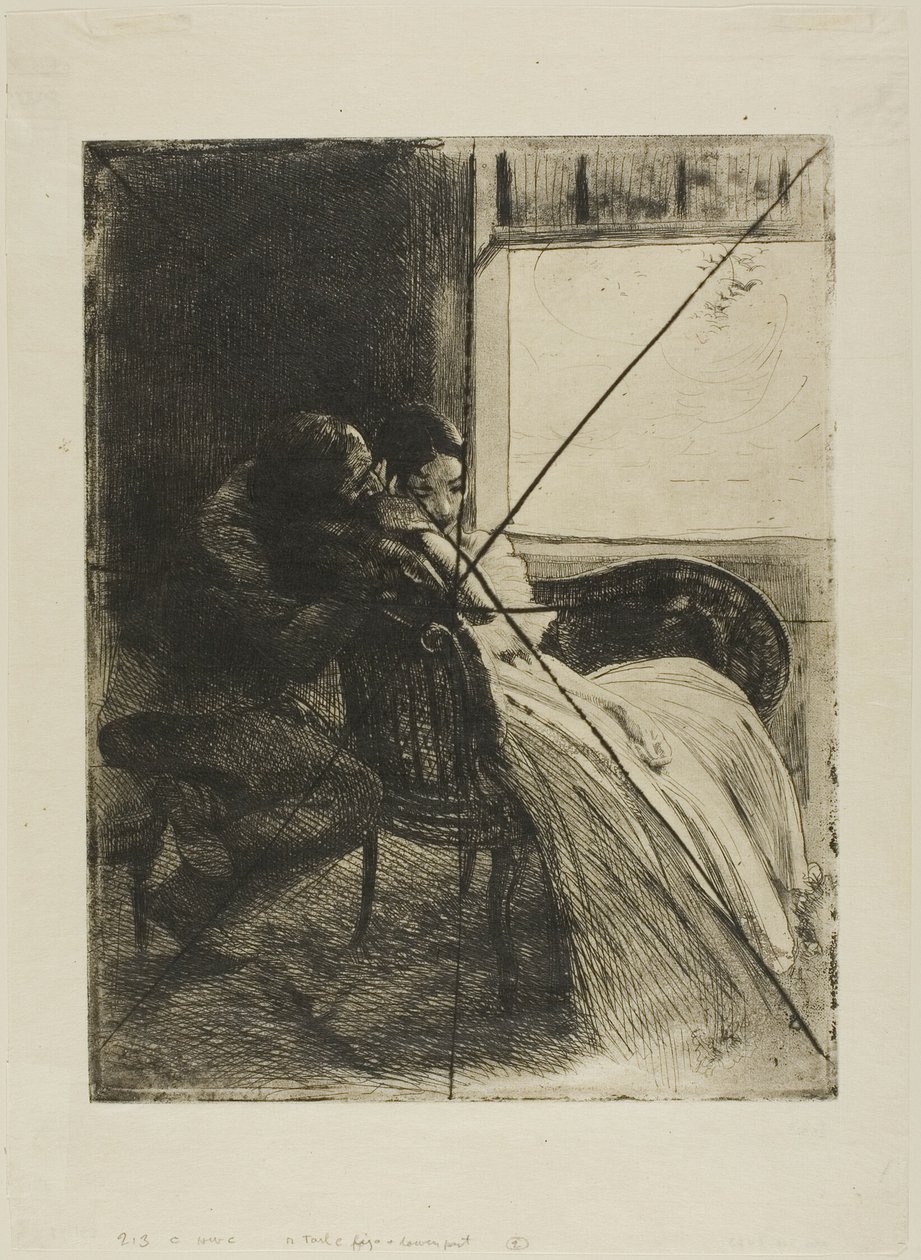 Flirtation, Platte sechs aus Woman von Albert Besnard