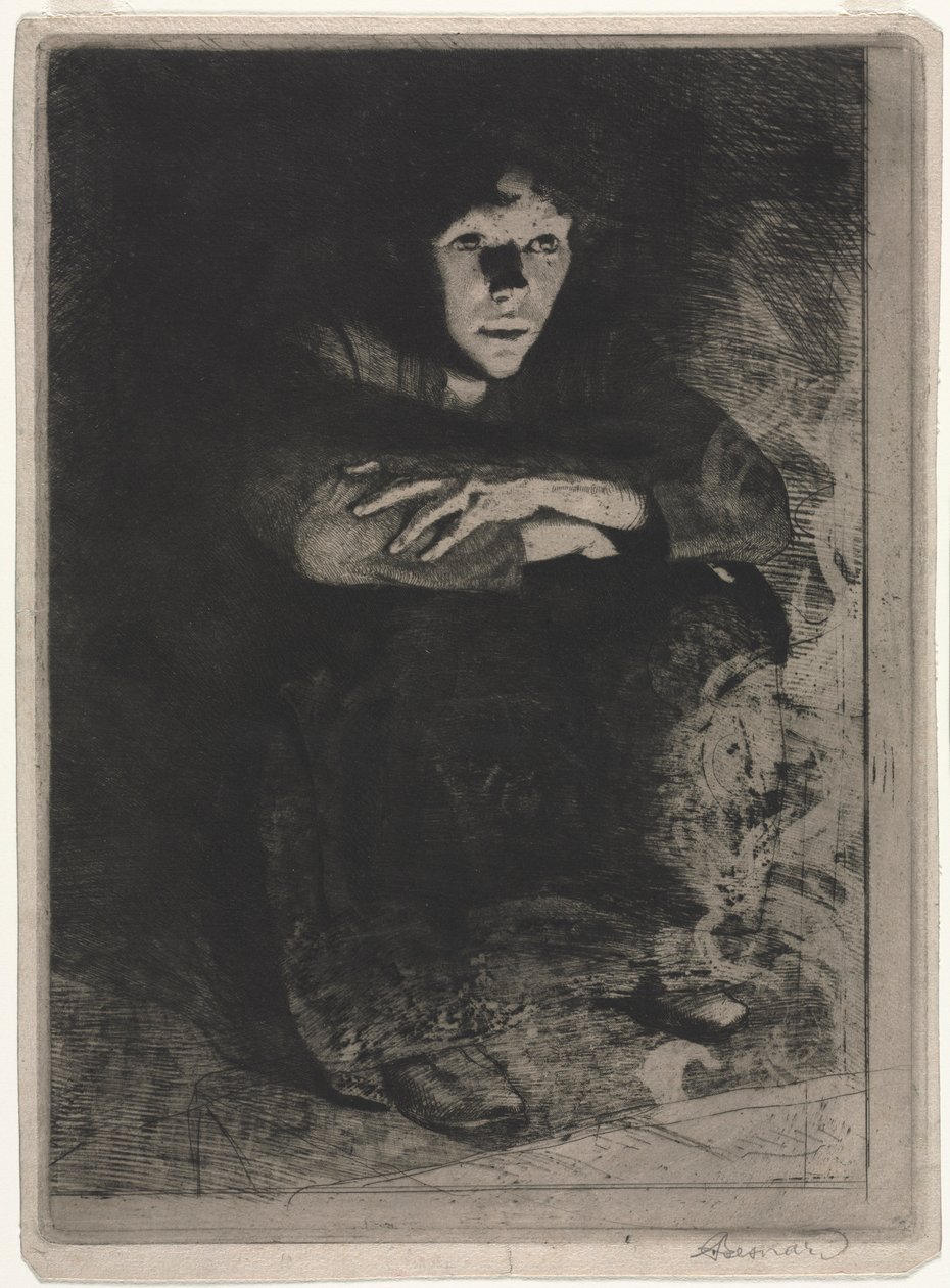 In der Asche, 1887 von Paul Albert Besnard