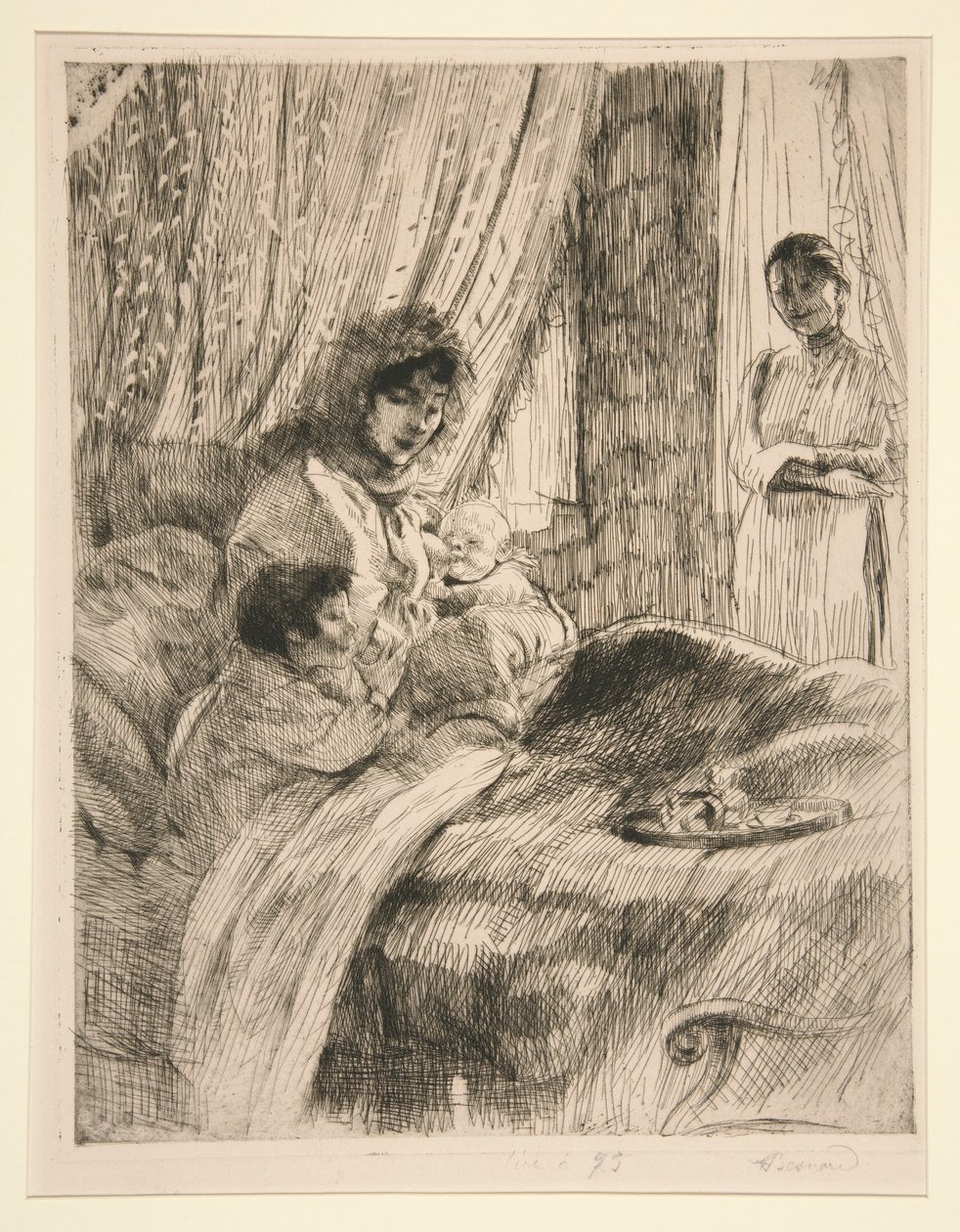 Das Mittagessen (oder Glückliche Mutterschaft) von Albert Besnard