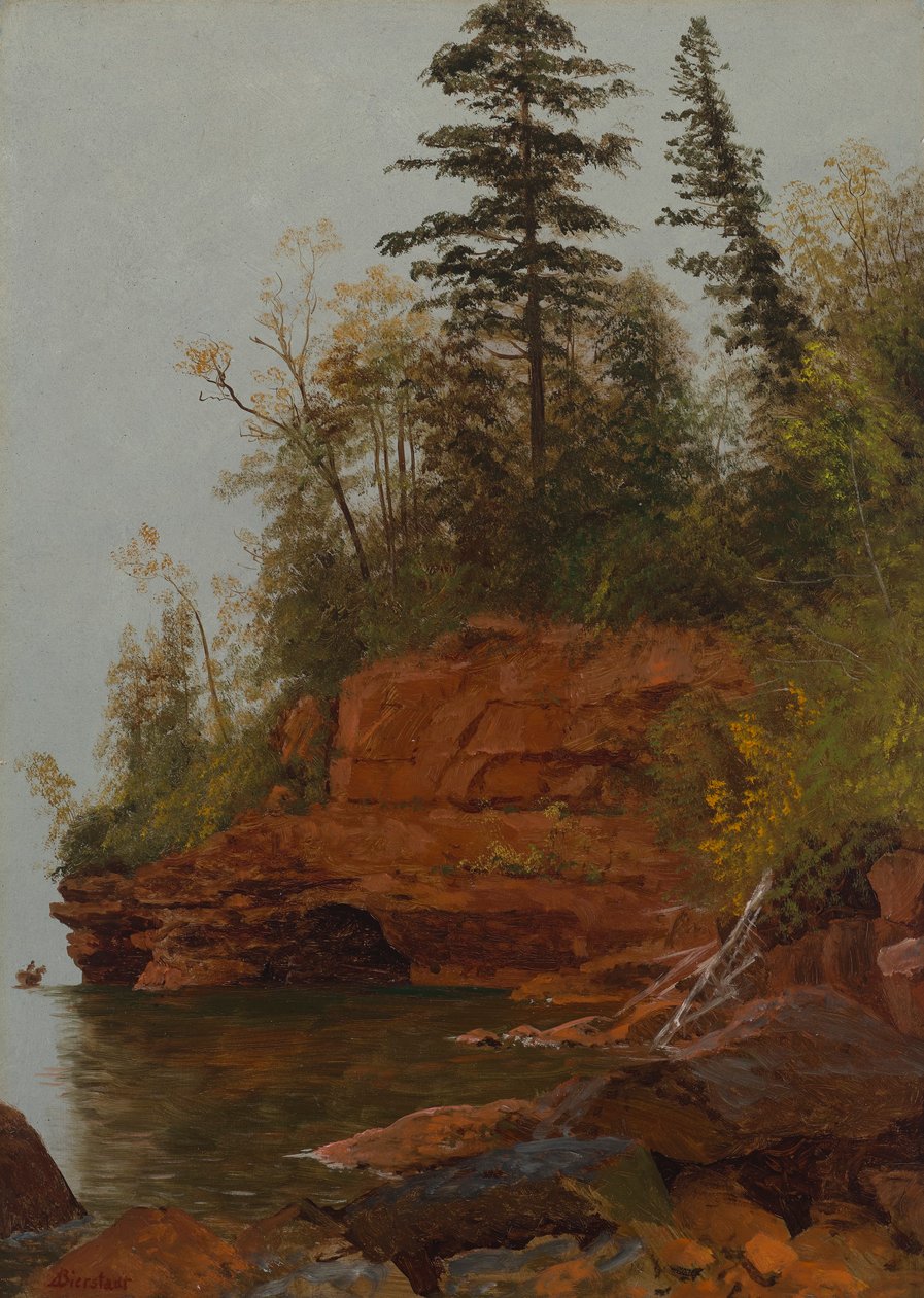 Eine felsige Bucht von Albert Bierstadt