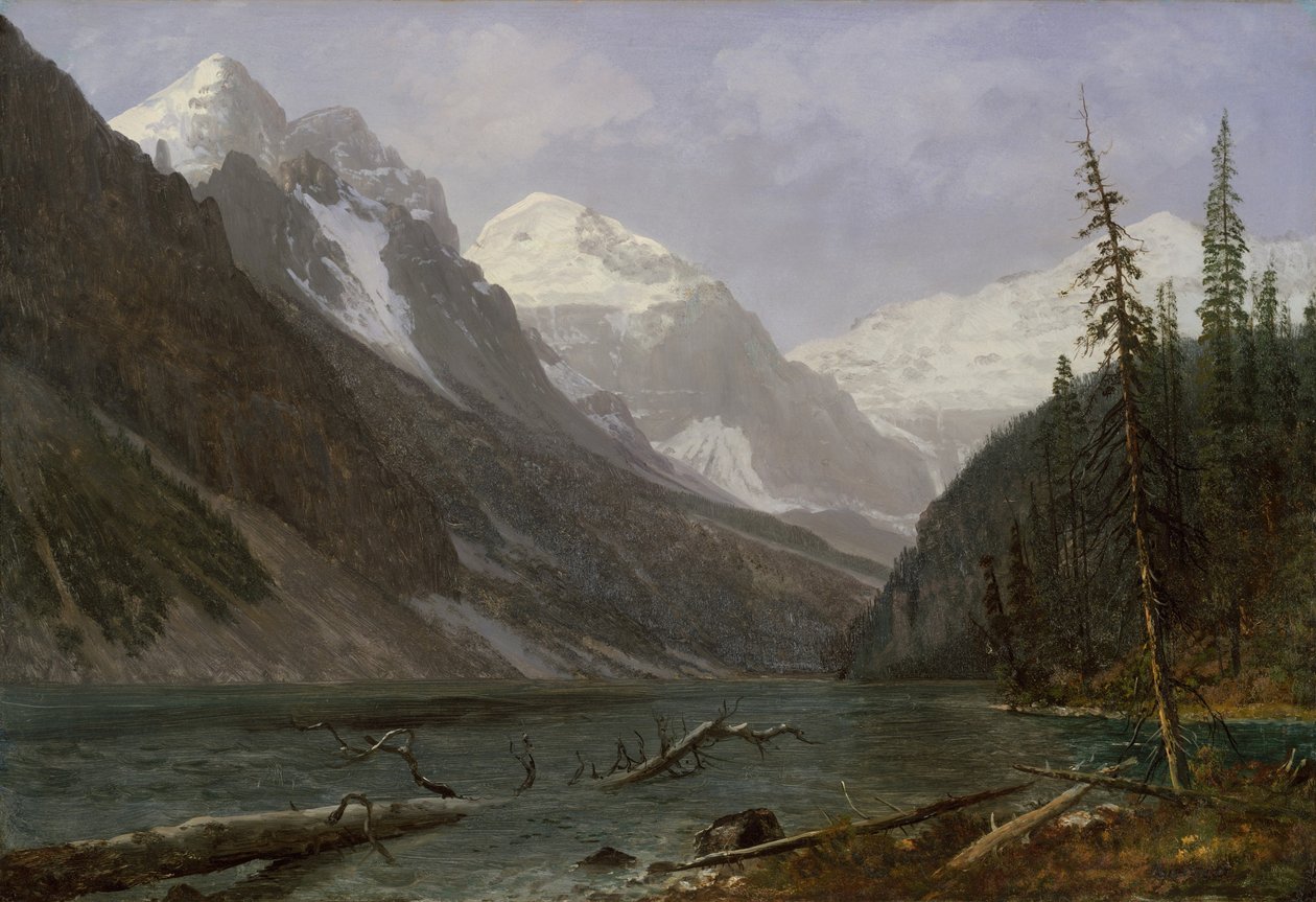 Kanadische Rockies (Lake Louise) von Albert Bierstadt
