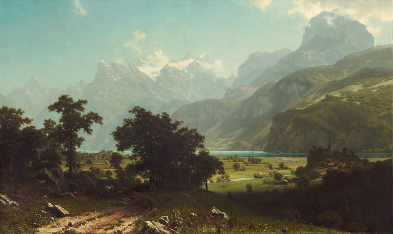 Vierwaldstättersee, 1858 von Albert Bierstadt