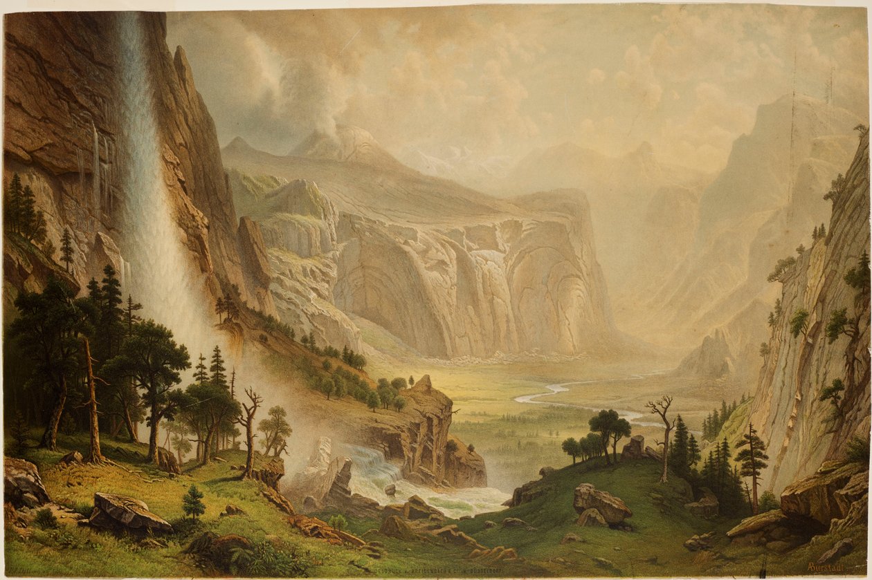 Die Kuppeln des Yosemite von Albert Bierstadt