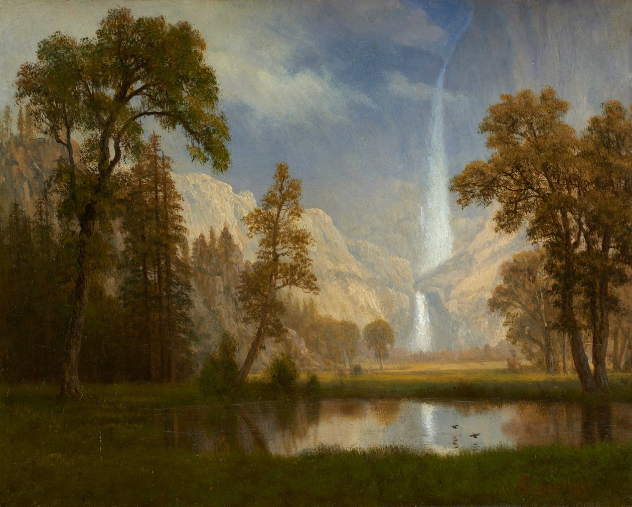 Yosemite-Wasserfälle von Albert Bierstadt