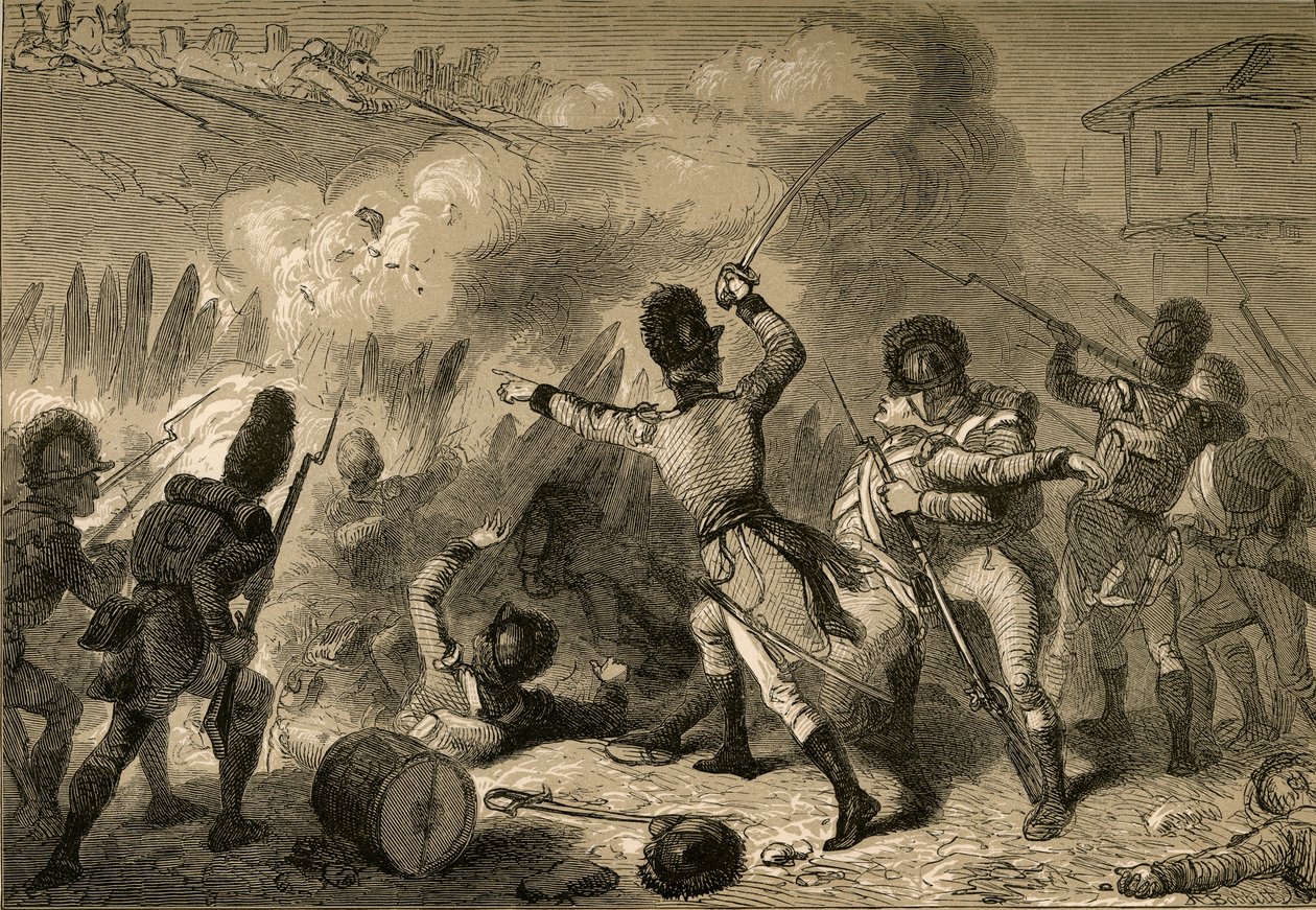 Die Briten werden bei Fort Stephenson zurückgeschlagen, 1878 von Albert Bobbett