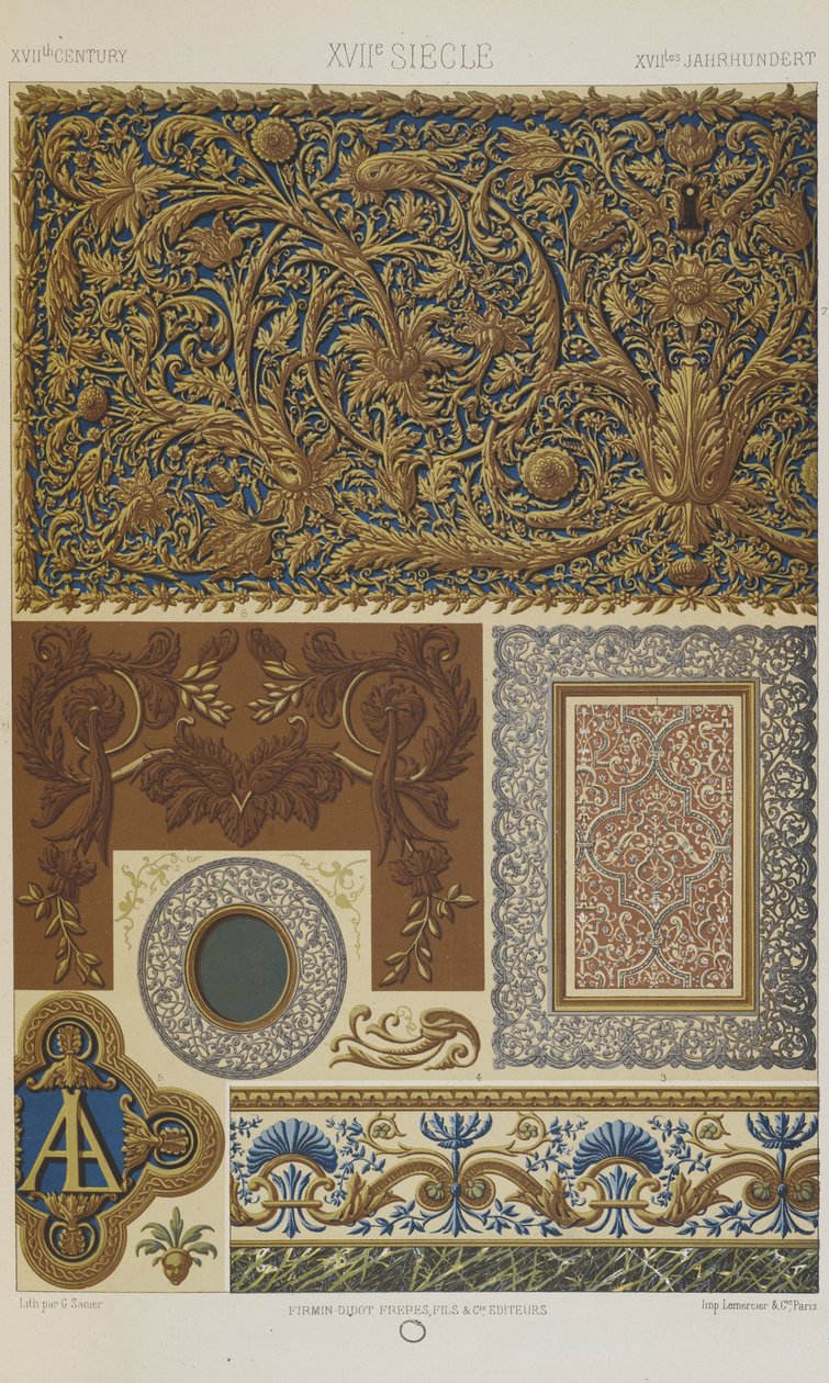XVII Jahrhundert, Tafel 74 aus 